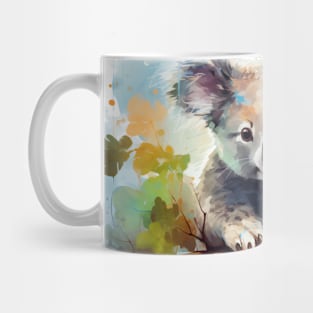 Cute Koala Portrait Watercolor Style Mug